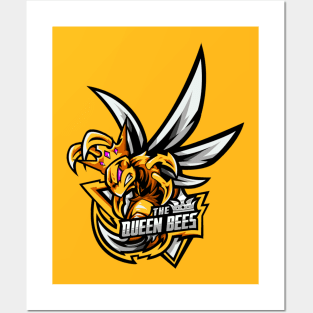 Queen Bees - Wellington NZ ice hockey Posters and Art